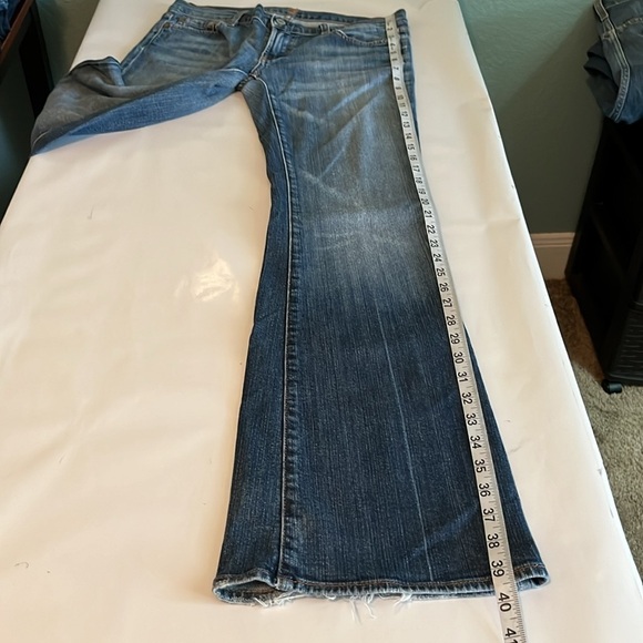 7 For All Mankind Flare Low Rise Size 29 - Picture 8 of 16